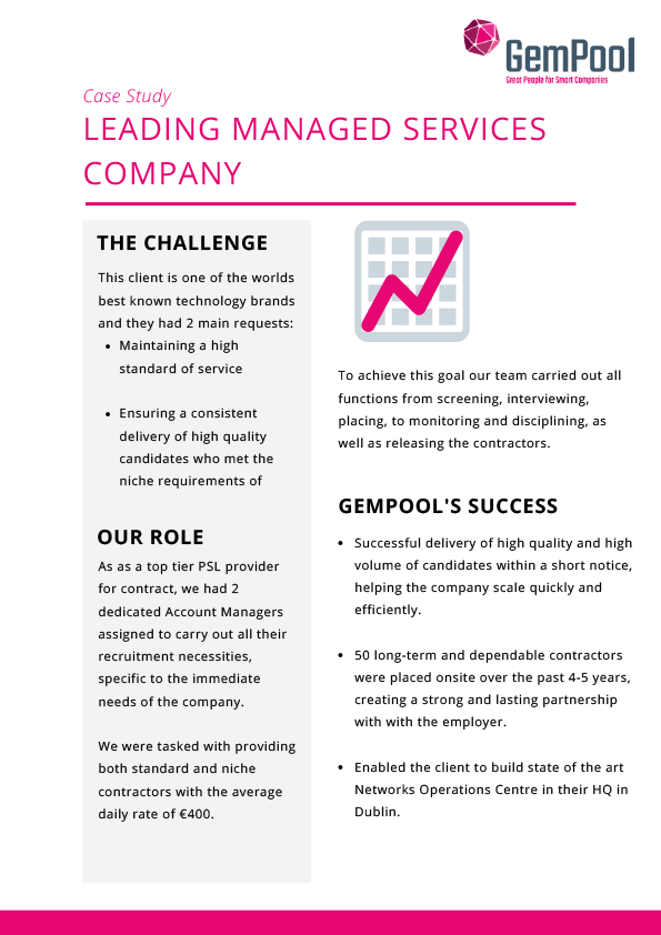 Leading Managed Services Company