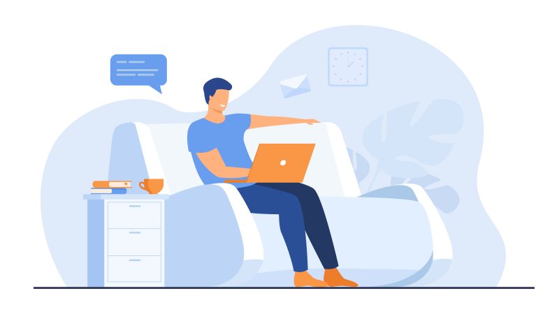 working from home during covid