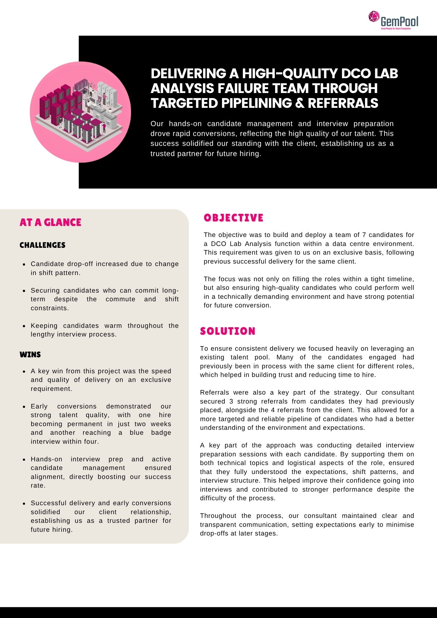 Delivering A High-Quality DCO Lab Analysis Failure Team